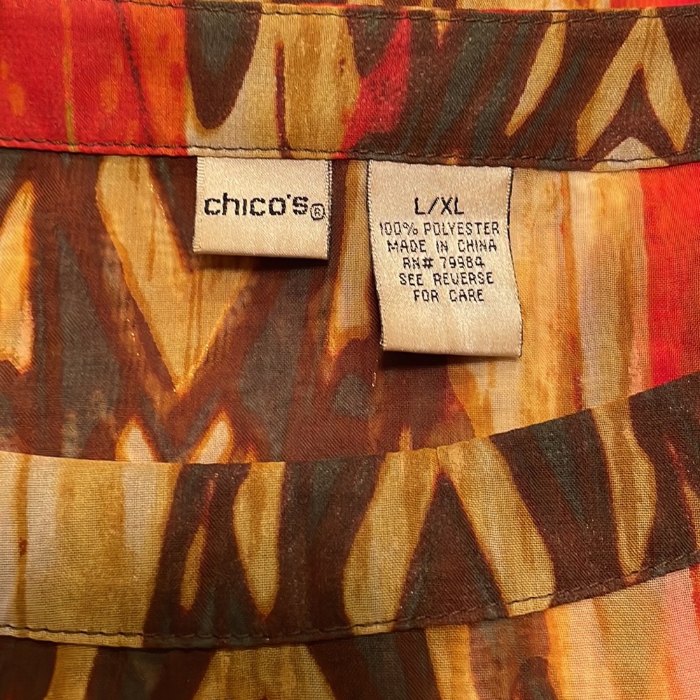EUC Chico’s Sheer Top Size L/XL - Picture 3 of 3